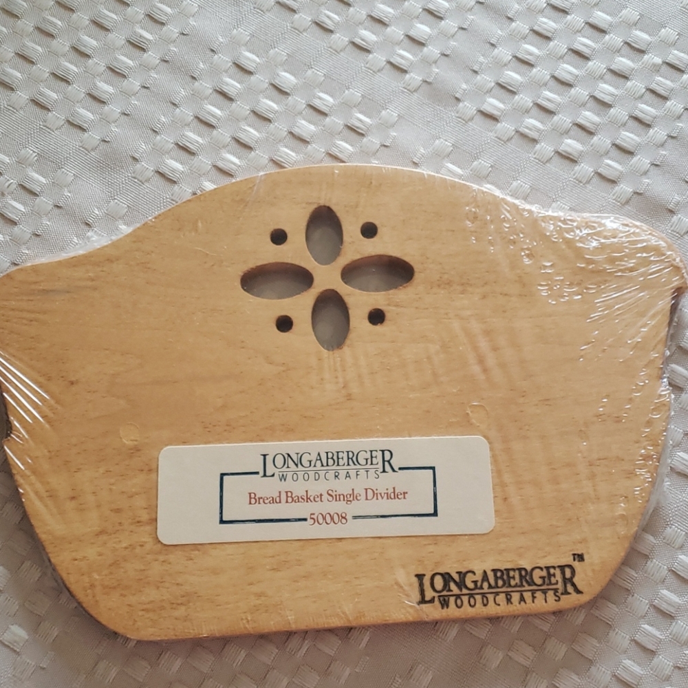 NEW Longaberger bread basket divider